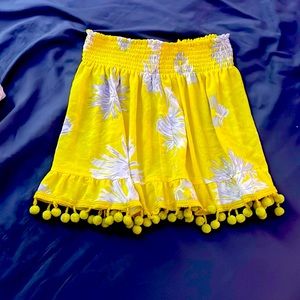 Yellow Skirt. Worn once as a top